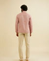 alt message - Manyavar Men Pink Resplendence Short Kurta image number 3