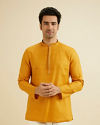 Elegant Mustard Cotton Kurta