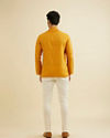 Manyavar Men Elegant Mustard Cotton Kurta