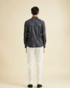 Manyavar Men Charcoal Radiance Short Kurta