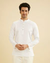 White Cotton Elegance Kurta