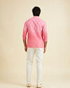 Manyavar Men Pink Elegance Short Kurta