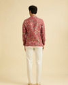 Manyavar Men Elegant Rust Viscose Kurta