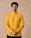 Radiant Mustard Short Kurta