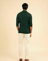 Manyavar Men Emerald Allure Short Kurta