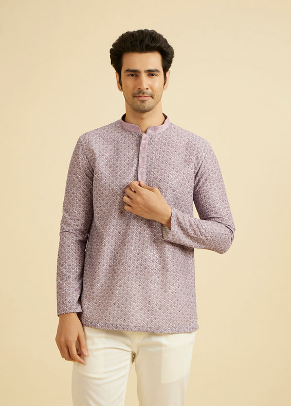 Manyavar Men Lavish Lilac Kurta