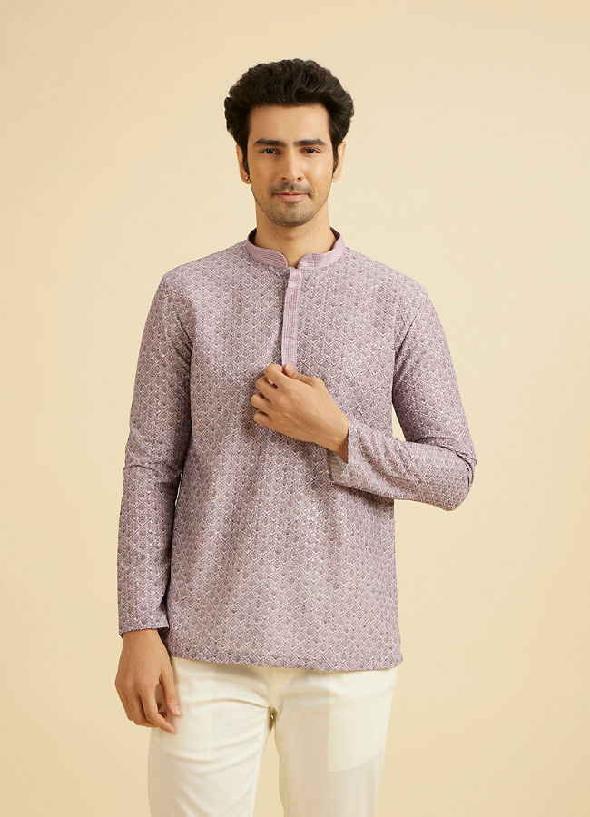 Manyavar Men Lavish Lilac Kurta