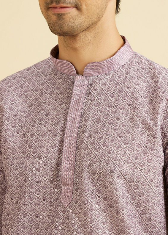 Manyavar Men Lavish Lilac Kurta