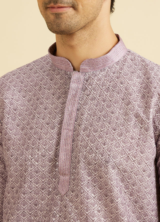 Manyavar Men Lavish Lilac Kurta