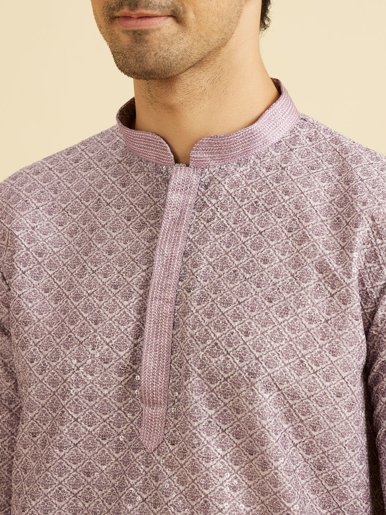 Manyavar Men Lavish Lilac Kurta