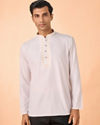Elegant White Short Kurta
