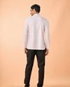 Manyavar Men Elegant White Short Kurta