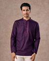 Regal Purple Kurta Short Kurta