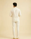 Manyavar Men Elegant Cream Kurta Ensembles