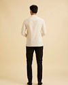 Manyavar Men Elegant Cream Kurta Ensembles