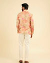 Manyavar Men Pink Satin Elegance Short Kurta