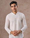 Classic White Short Kurta