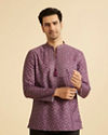 Elegant Purple Short Kurta