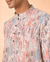 Manyavar Men Cream Cotton Short Kurta