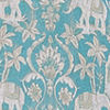 Green Blended Cotton Printed Short Kurta