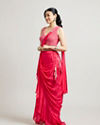Mohey Women Elegant Rani Chinon Stitched Suit