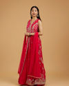Mohey Women Enthralling Pink Anarkali Suit