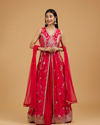 Enthralling Pink Anarkali Suit