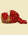 Manyavar Men Maroon Velvet Safa