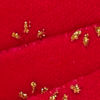 Cherry Red Paisley Patterned Gold Embellished Safa