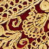 Royal Maroon Paisley Motif Safa