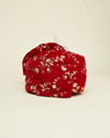 True Red Bel Buti Embroidered Safa image number 3