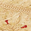 Regal Beige Red Satin Safa