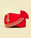 Manyavar Men Velvety Pink Safa