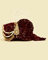 Manyavar Men Velvety Maroon Safta