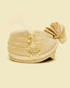 Manyavar Men Radiant Gold Chanderi Safa