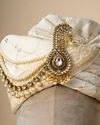 Manyavar Men Glorious Cream Chanderi Safa