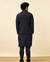 alt message - Manyavar Men Twilight Blue All-Avengers Jacket image number 3