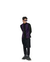 Manyavar Men Ebony Black Black Panther Kurta Jacket Set