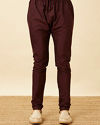 Manyavar Men Marsala Red Iron Man Kurta Set