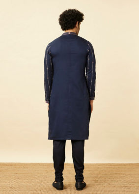 Manyavar Men Captain America Star Kurta Set image number 5