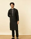 Coral Black Panther Kurta Set image number 2