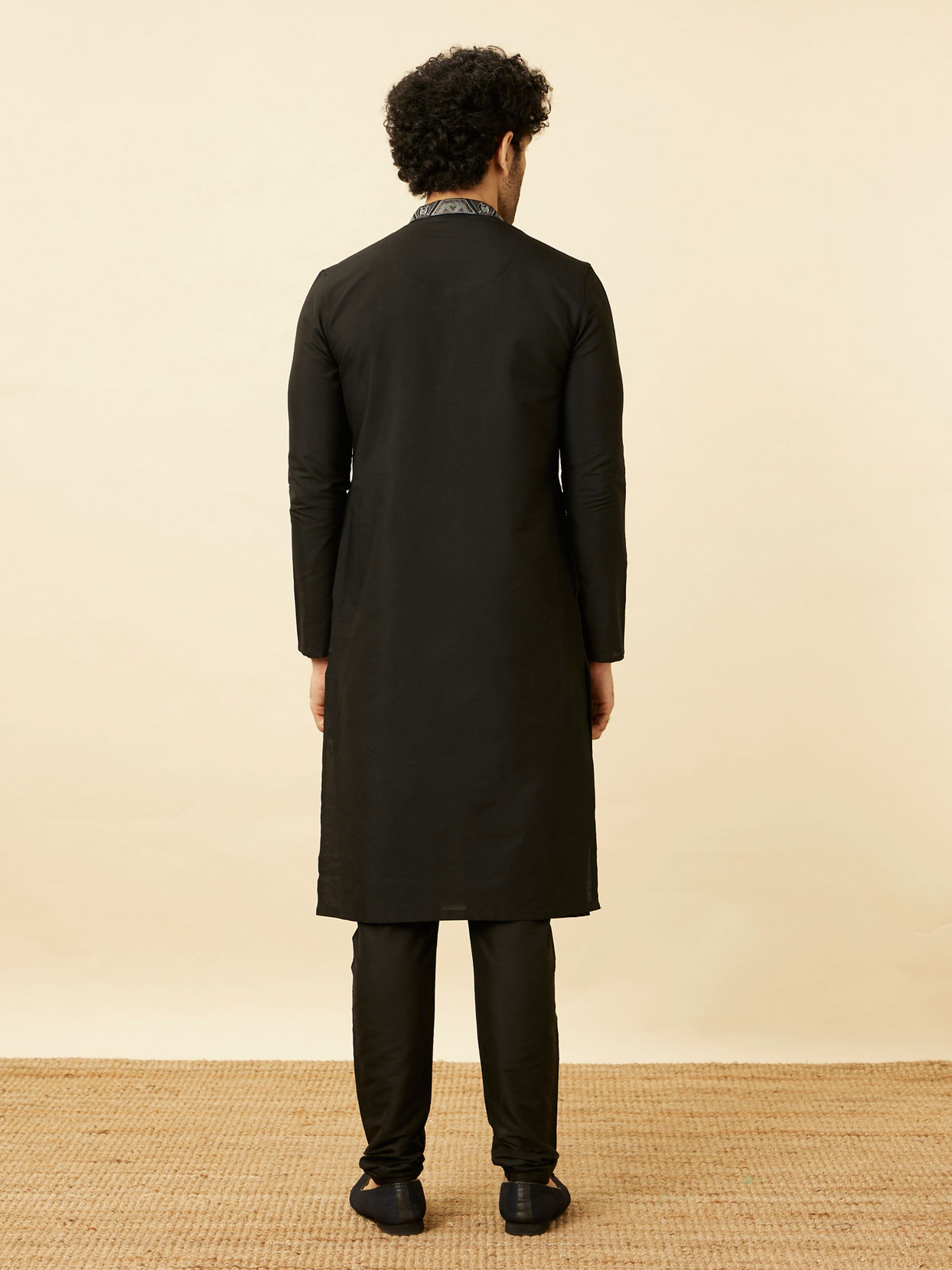 Coral Black Panther Kurta Set image number 4