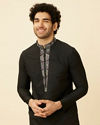 Coral Black Panther Kurta Set image number 0