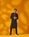 Coral Black Panther Kurta Set image number 5