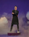 Manyavar Men Midnight Black Marvel Kurta Set