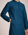 Feroze Blue Kurta Set image number 2