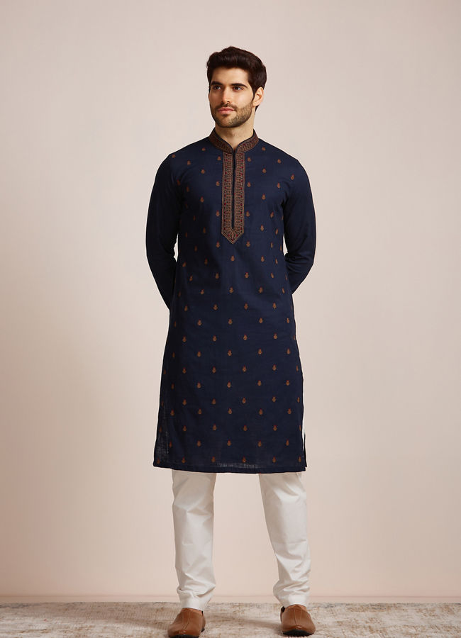 Midnight Black Kurta Set image number 1