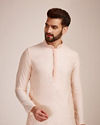 Royal Pink Jacquard Kurta Set