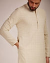 Manyavar Men Biscuit Kurta Set