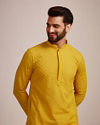 Light Orange Embroidered Chikankari Kurta Set